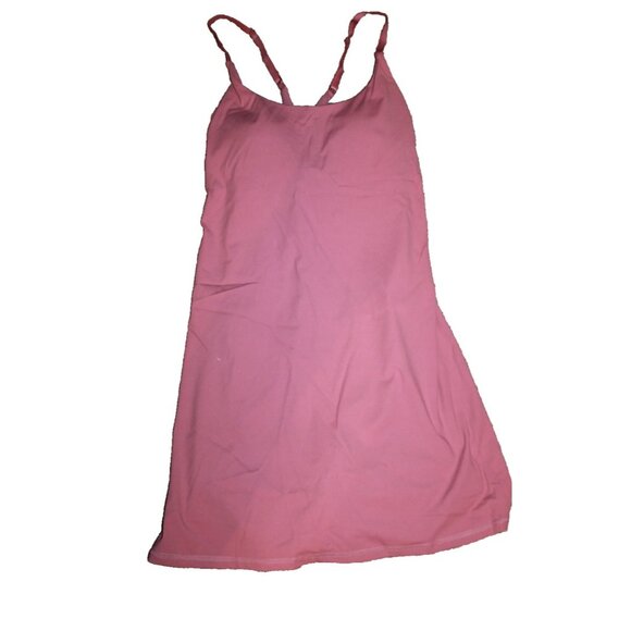 Desol Tennis Dress W Built-In-Shorts Golf Athletic Workout Mauve Pink Size S NEW - Picture 1 of 2